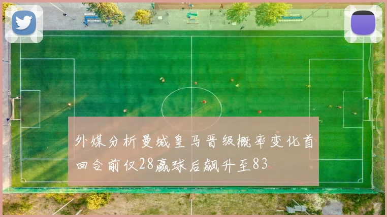 外媒分析曼城皇马晋级概率变化首回合前仅28赢球后飙升至83